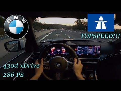 2023 BMW 430d xDrive 286 PS EVENING POV DRIVE TOPSPEED ASCHAFFENBURG (60 FPS)