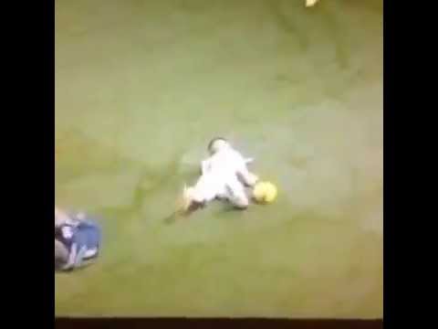 Adryan funny reaction after getting fouled!!