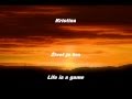 Kristina - Life is a game (text a preklad) 