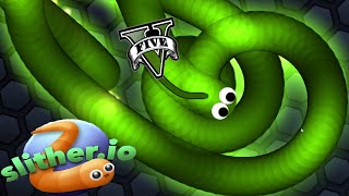 Slither.io - SKIN INSANA do GTA V!!