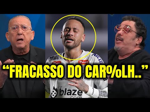 🚨 EITA! GALVÃO E CASAGRANDE DETONAM NEYMAR NO SANTOS