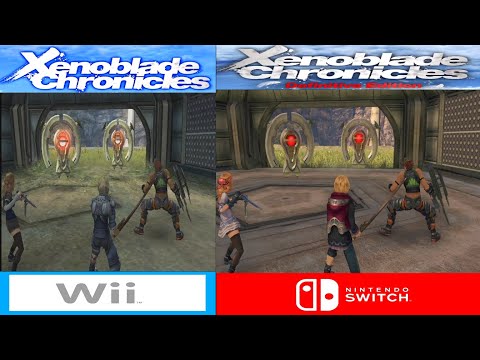 Xenoblade Chronicles: Original vs. Definitive Edition Comparison - Ether Cylinders