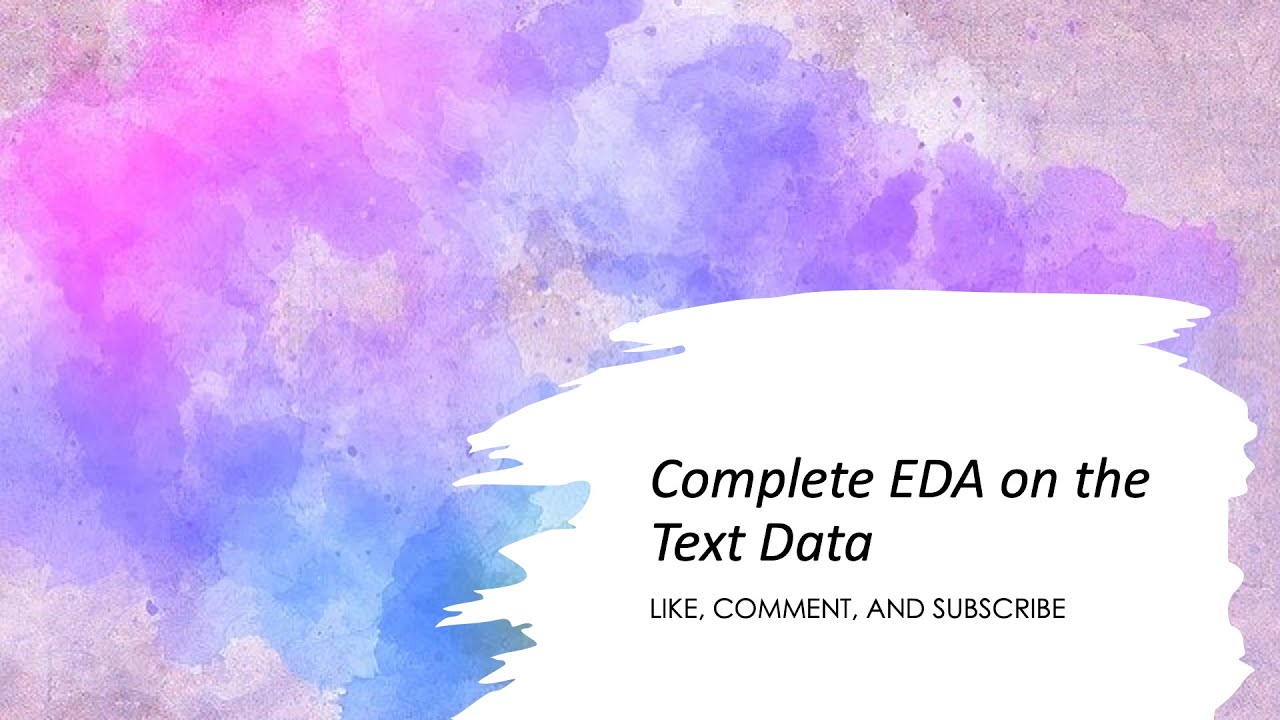 Complete Exploratory Data Analysis (EDA) on Text Data in Python | Text Data Visualization in Python