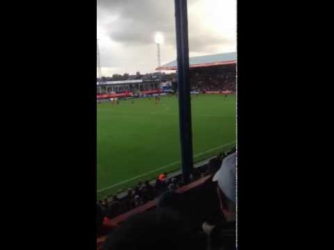 Luton town 2-0 Nuneaton town. Film in HD