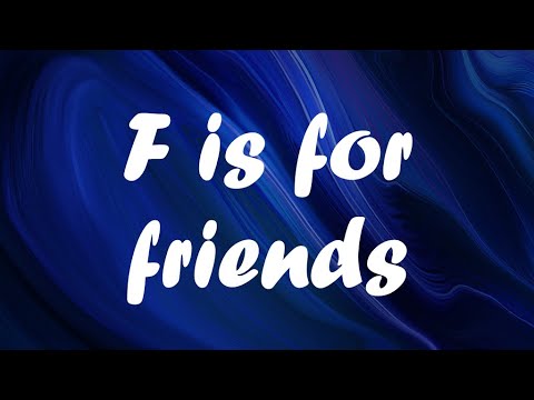 Trevor Daniel, Becky G & Tainy - F is for friends lyrics (From Spongebob Movie)