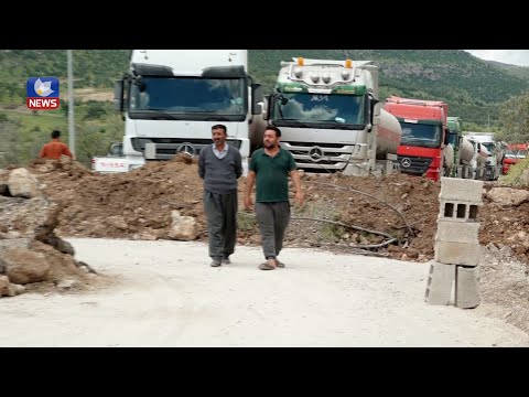 بەڤیدیۆ.. دانیشتوانی بالیسان ماوەی دوو رۆژە رێگای بارھەڵگرەکانی ھەولێر - سلێمانییان داخستووە