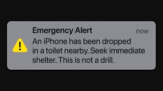 Never Drop Your Phone In The Toilet...