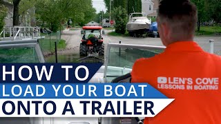 How to Load Your Boat on a Trailer