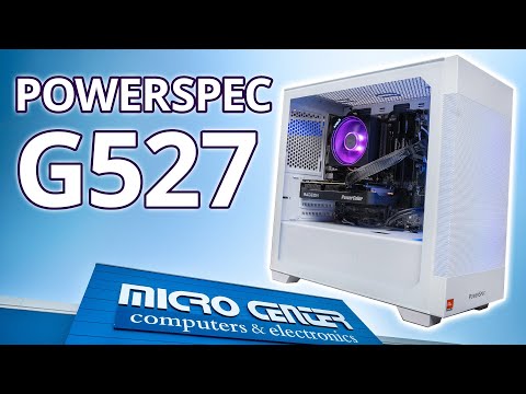 Budget Gaming PC With The PowerSpec G527 at Micro Center