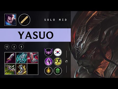 Yasuo Mid vs Cassiopeia - KR Master Patch 25.24
