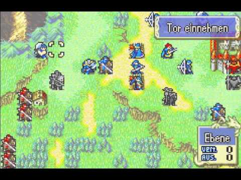 Let's Play Fire Emblem (GBA) (German) Part 37 Lord Bauker vs Oswin