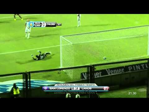 Astina y Valdes Chamorro. Lanús 2 - San Lorenzo 0 | Torneo Final 2014 - Fecha 13