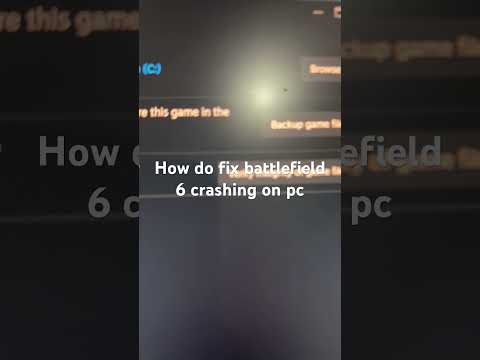 How to fix battlefield 6 crashing on pc