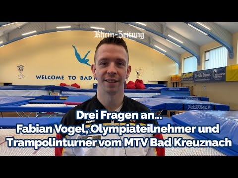 Drei Fragen an… Olympia-Teilnehmer Fabian Vogel (Trampolinturner vom MTV Bad Kreuznach)