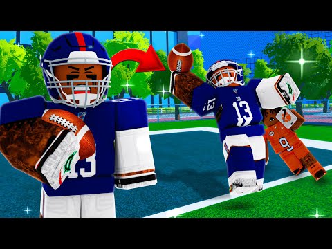 Ich habe Odell Beckham Jr.s wahnsinnigen einhändigen Fang in Roblox Football Nation ausprobiert!
