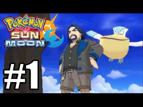 Pokemon Sun & Moon Gameplay Walkthrough Part 1 - 3DS Demo
