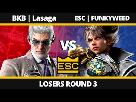 ESC 71 - Losers Round 3 - BKB | Lasaga (Victor) Vs. ESC | FUNKYWEED (Lars) - TEKKEN 8 Tournament