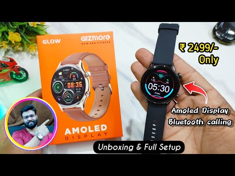 Gizmore GizFit GLOW AMOLED with 3.4 Cm