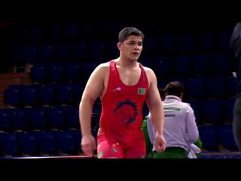 BRONZE FS - 97 kg: Z. SAPAROV (TKM) v. S. KADIAN (IND)