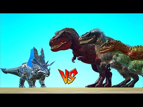Ark Survival - TEK TRIKE vs CARNO/ALLO/YUTY/TREX and more  [Ep.176]