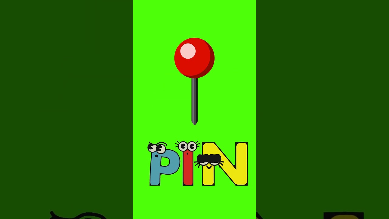 Point to the Word PIN! 📌 CVC Word Magic | Learn to Read for Kids | #Shorts