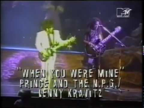 Prince & Lenny Kravitz - When U Were Mine (Live in New York)