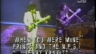 Prince &amp; Lenny Kravitz - When U Were Mine (Live in New York)