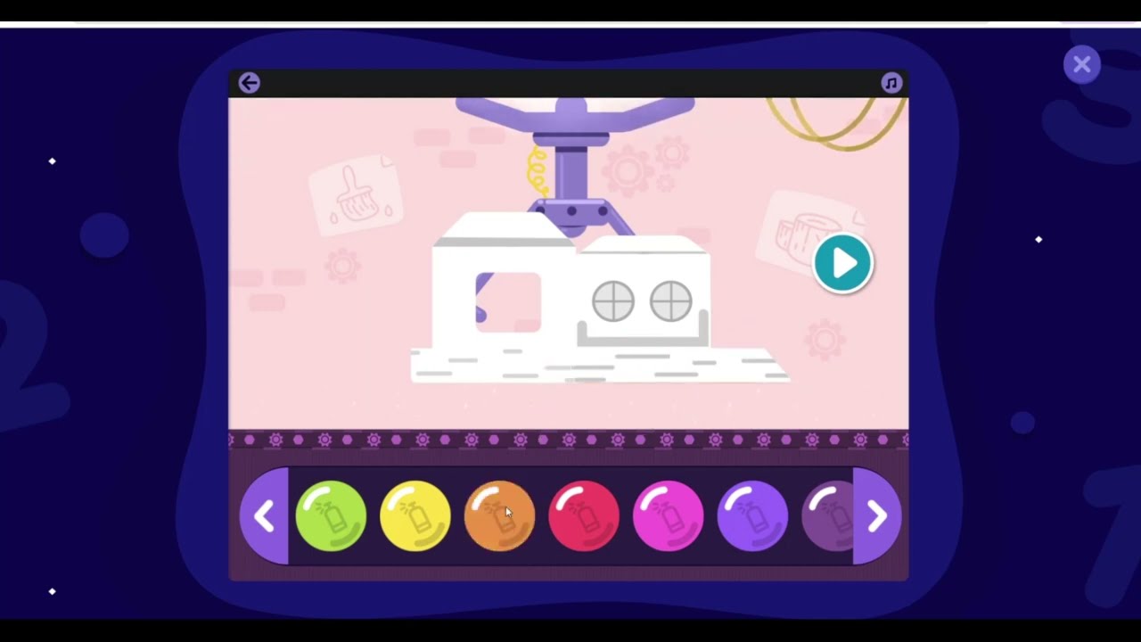 014 Splash Learn - Multiplayer Games - Game Zone - Garage Master - Art and Creativity - Construction