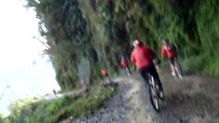 preview picture of video 'Death Road, waterfall, near La Paz, Bolivia'
