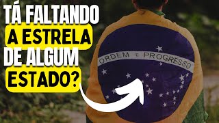 Os estados que NÃO FORAM REPRESENTADOS na bandeira