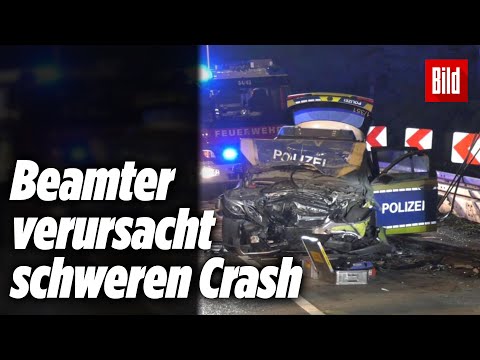 Spraitbach: Fünf Verletzte nach Unfall mit der Polizei