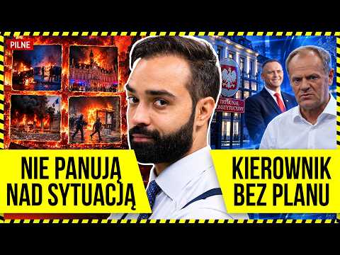 FRANCJA POGRĄŻA SIĘ W ZAMIESZKACH, TUSK TAK NAPRAWDĘ NIE MA PLANU, PRZESTALIŚMY DOGANIAĆ ZACHÓD