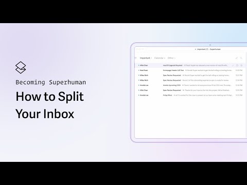 How to Split Your Inbox in Superhuman