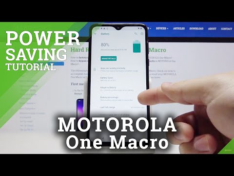 How to Enable Battery Percentage in Status Bar in MOTOROLA One Macro – Battery Usage Level