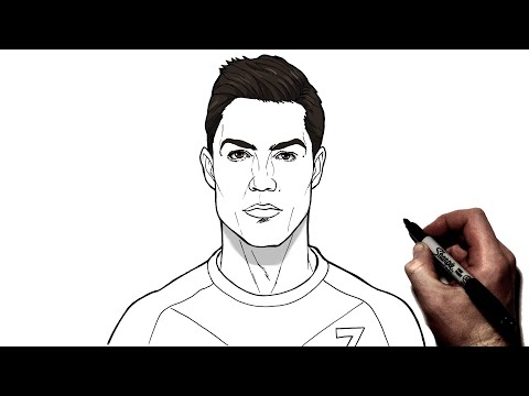 How To Draw Cristiano Ronaldo CR7