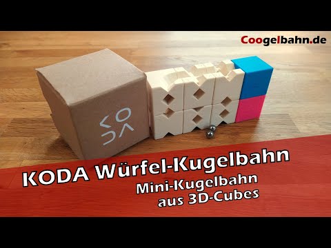 Kugelbahn im Miniformat: KODA Marble Run Start ausgepackt & ausprobiert mit coogelbahn.de