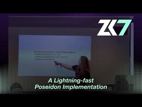 ZK7: A Lightning-fast Poseidon Implementation - Jakub Nabaglo - Polygon Zero