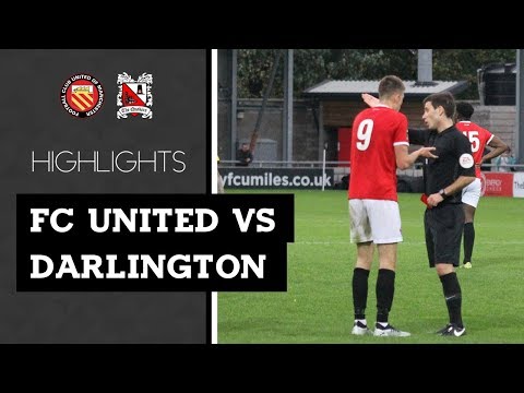 FC United of Manchester 1-2 Darlington - Vanarama National League North - 2018/19