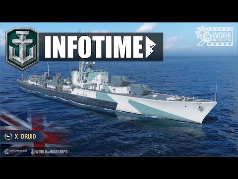 DRUID, Megaheal vs 2x2 127mm Frontalbewaffnung? Oha! - World of Warships | [Info] [Deutsch] [60fps]