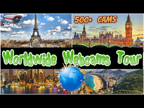 🌍🅻🅸🆅🅴🌍Live Worldwide Webcam Tour🎥Watch 500 random cams from all around the World🌐Berlin Paris Tokio😍