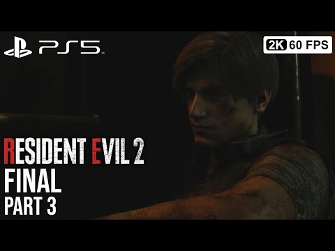 RESIDENT EVIL 2 REMAKE PS5 Gameplay Walkthrough  Part 3 Leon Story FINAL [2K 60FPS ] - No Commentary