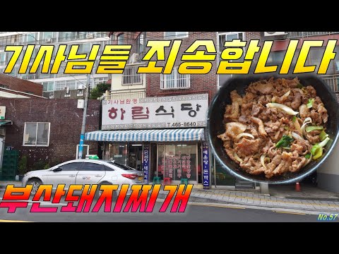 🍛부산택시기사님추천맛집🍛돼지찌개 불백 하림식당 유튜브최초공개 부산맛집 가볼만한곳 여행 추천 장똘뱅이 노포식당 먹방푸파 in Busan korea 영상 썸네일