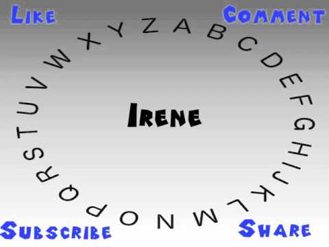 How to Say or Pronounce Irene