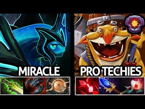 Miracle- [Morphling] VS Pro Techies Tier Master What a Play 7.21 Dota 2