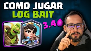 ¡CÓMO JUGAR EL MEJOR LOG BAIT DEL META! SOLO VICTORIAS | Clash Royale - Deck Guide by MalcaideCR