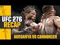 Israel Adesanya DEFEATS Jared Cannonier Via Unanimous Decision, Cerrone RETIRES I UFC 276 RECAP