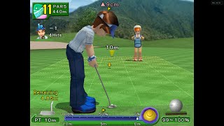 Ace Golf (English) de Nintendo Gamecube con el emulador Dolphin. Gameplay (Tour Mode)