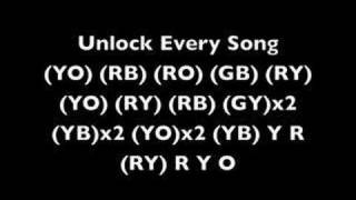 GH3 Unlock Every song Cheat