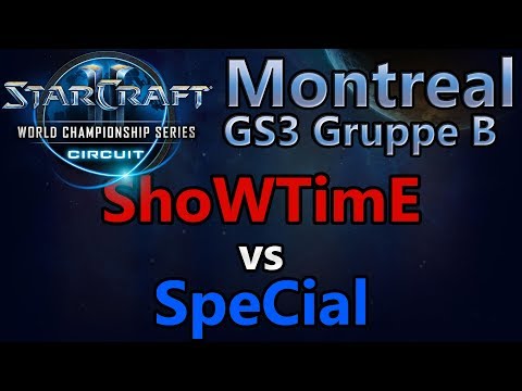 WCS Montreal 2018 - Gruppenphase 3 - Gruppe B - ShoWTimE (P) vs SpeCial (T)