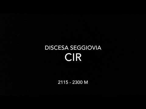 Discesa integrale seggiovia Cir